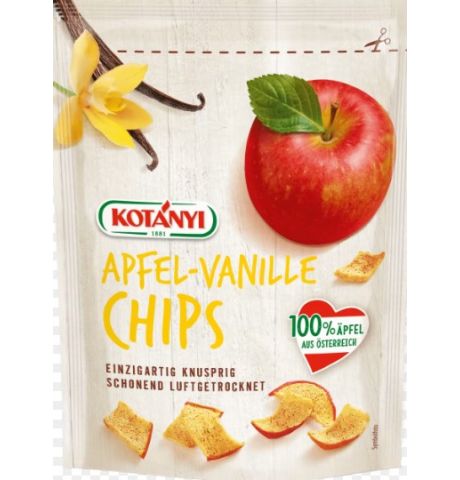 Kotányi Jablkové čipsy s vanilkou 40g