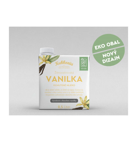 Kukkonia Mlieko vanilkové 0,5 l
