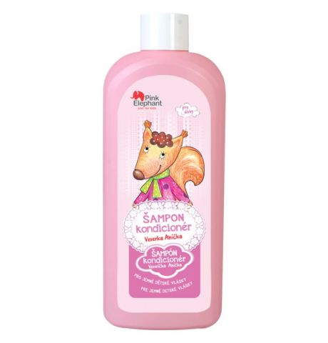 Šampón a Kondicionér Pink Elephant Veverička Anička 500ml