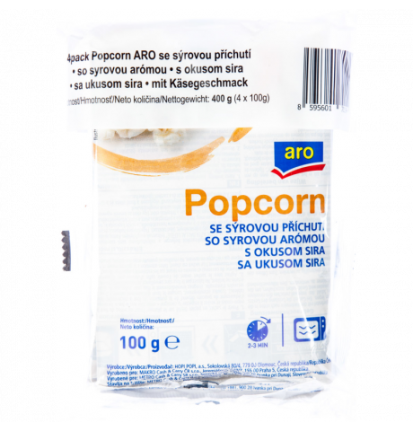 Popcorn Aro CZ Syrový 4 x 100g