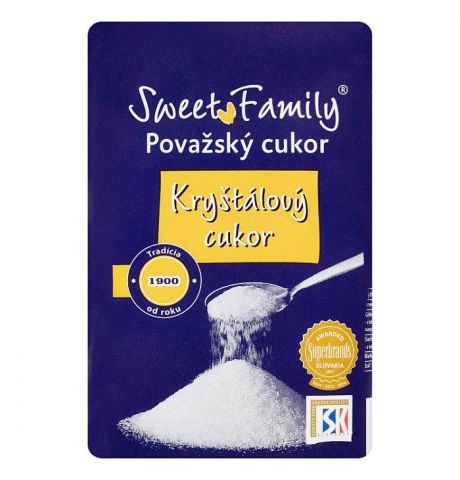 Sweet Family Kryštálový cukor 1 kg