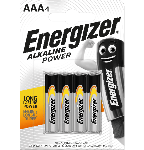 Energizer LR03/4 Alkaline Power batéria mikrotužkové 4ks
