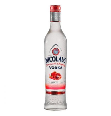 Nicolaus Vodka s príchuťou granátového jablka a maliny 38% 700 ml