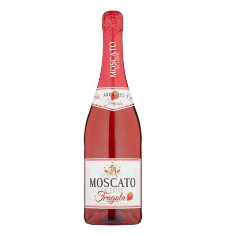 Moscato De Luxe Fragola miešaný alkoholický nápoj sýtený 0,75 l