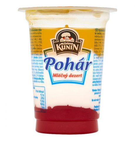Mlékárna Kunín Pohár jahoda 150 g