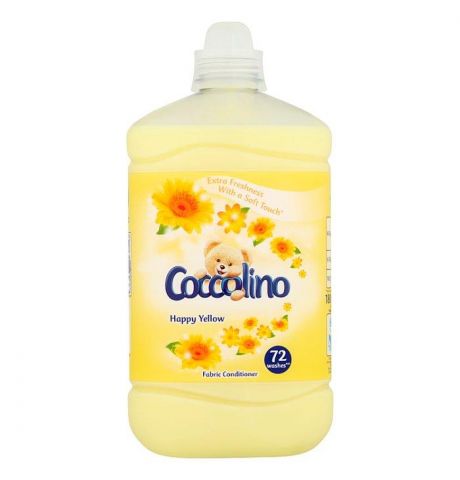 Coccolino Happy Yellow koncentrovaný avivážny prípravok 72 praní 1800 ml