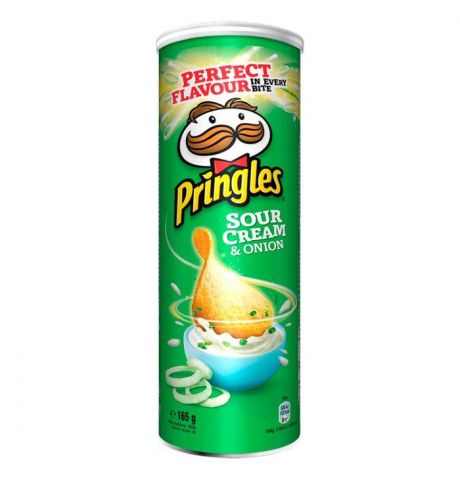 Pringles Snack s príchuťou kyslej smotany a cibule 165 g