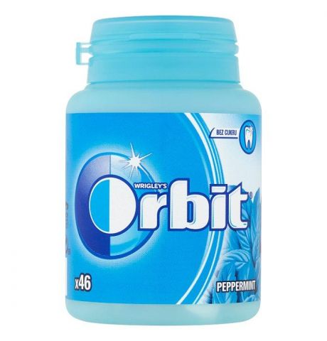 Wrigley's Orbit Peppermint žuvačka bez cukru 46 ks 64 g