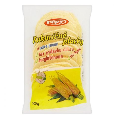 Kukuričné Placky Extra Jemné 100g Vepy