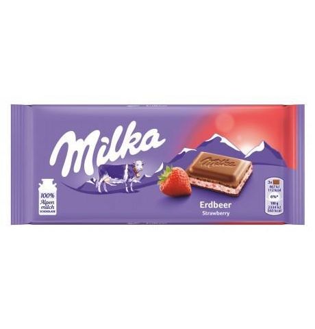 Čokoláda Milka Jahoda 100g 