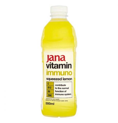 Jana Vitamin Immuno nesýtený nápoj s arómou citróna 500 ml