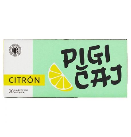 Popradský Pigi čaj citrón 20 x 1,5 g (30 g)
