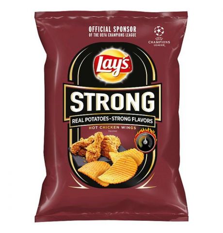 Lay's Strong Vyprážané zemiakové lupienky s pikantnou príchuťou 65 g