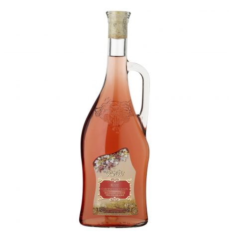Víno Vini Di Rosé Cabernet Sauvignion Bulharské Ružové Polosladké  0,75l