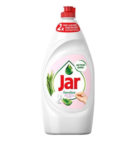 Jar Sensitive Vôňa Aloe Vera & Pink Jasmin Prostriedok Na Umývanie Riadu, 900 ml