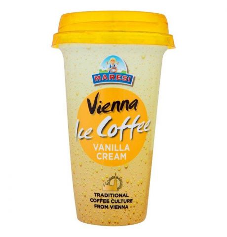 Maresi Vienna ice coffee ľadová káva s mliekom smotanou a vanilkovou príchuťou 230 ml