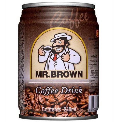 Káva Ľadová Mr. Brown 240ml Plech 