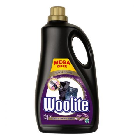 Woolite Darks, Denim, Black tekutý prací prípravok 60 praní 3,6 l