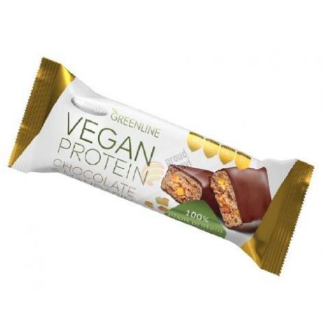 Tyč.Protein Vegan Chocolate&Mandarin 40g Tekmar Greenline
