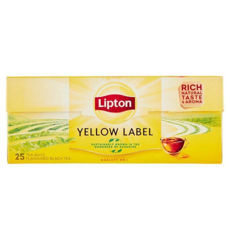 Lipton Yelow Label 25 vrecúšok 50 g