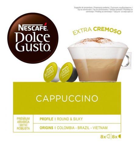 NESCAFÉ Dolce Gusto Cappuccino - káva v kapsulách - 16 kapsúl v balení