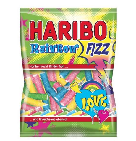 Cukr. Haribo Rainbow Fizz 85g