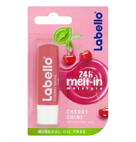 Labello Cherry Shine Ošetrujúci balzam na pery 4,8 g