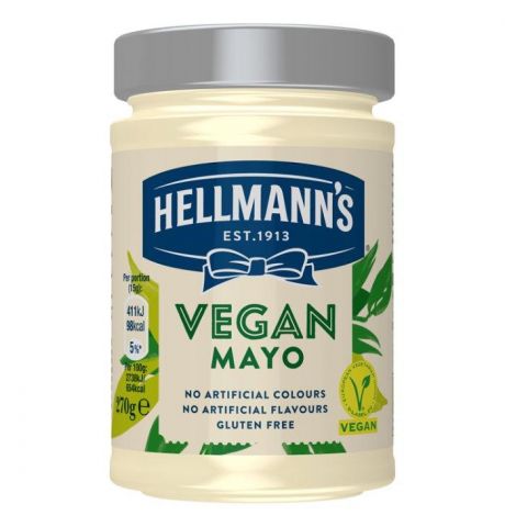 Hellmann's Vegán studená omáčka bez vajec 280 ml