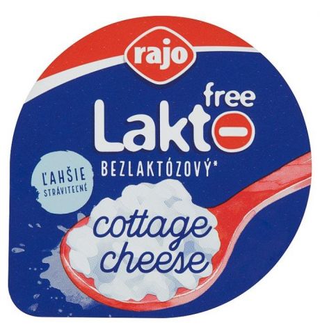 Rajo Lakto Free Cottage Cheese biely 180 g
