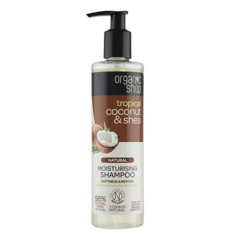 Organic Shop Kokos & maslovník hydratačný šampón 280 ml