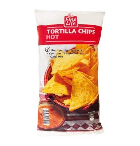 Lupienky Tortilla Chips Pikantné 200g Fine Life