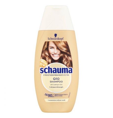 Schauma šampón Q10 s mikroživinami na riedke a slabé vlasy 250 ml