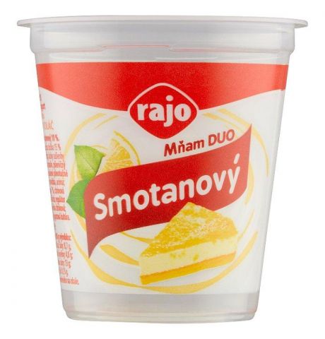 Rajo Mňam Duo Smotanový jogurt s príchuťou citrónový koláč 145 g