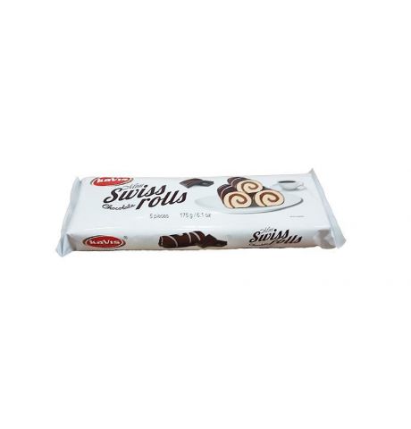 Rolády mini swiss-rolls chocolate 175g Kavis