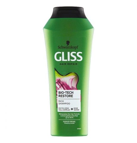 Gliss regeneračný šampón Bio-Tech Restore pre jemné vlasy 250 ml
