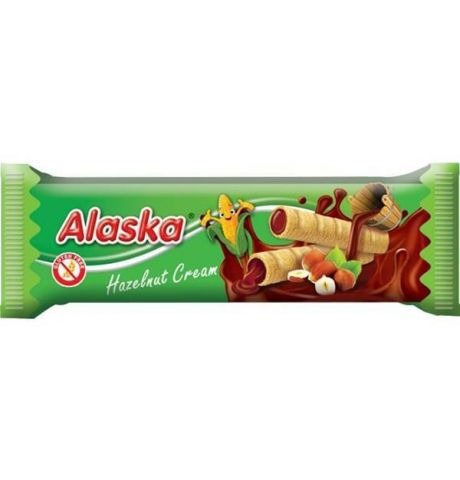 Trubičky kukuričné Alaska orieškové 18g
