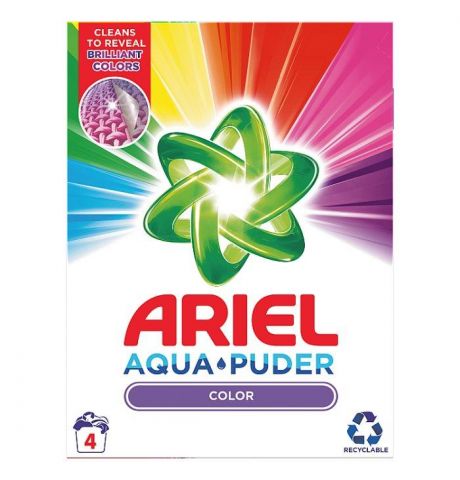 Ariel Prášok na pranie Aqua Color na 4 prania