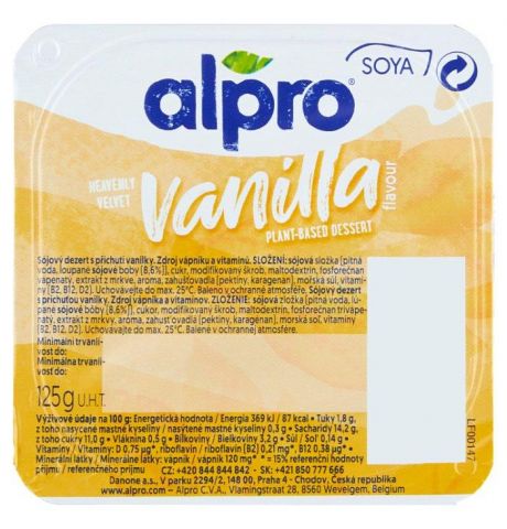 Alpro Sójový dezert s vanilkovou arómou 125 g