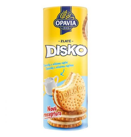 Opavia Zlaté Disko sušienky s mliečnou náplňou 169 g