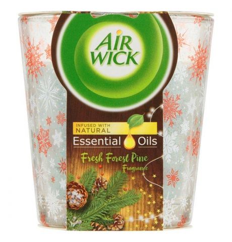 Air Wick Essential Oils Sviečka borovicový les 105 g