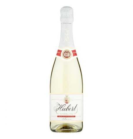 Hubert Sparkling Blanc sýtený miešaný nealkoholický nápoj z odalkoholizovaného vína 0,75 l