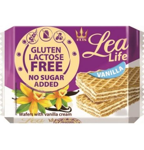 Lea Life Bezlepkové oblátky s vanilkovou príchuťou 95g