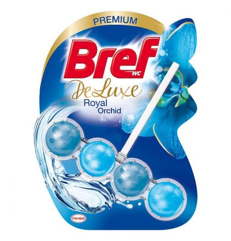 Bref DeLuxe Royal Orchid tuhý WC blok 50 g