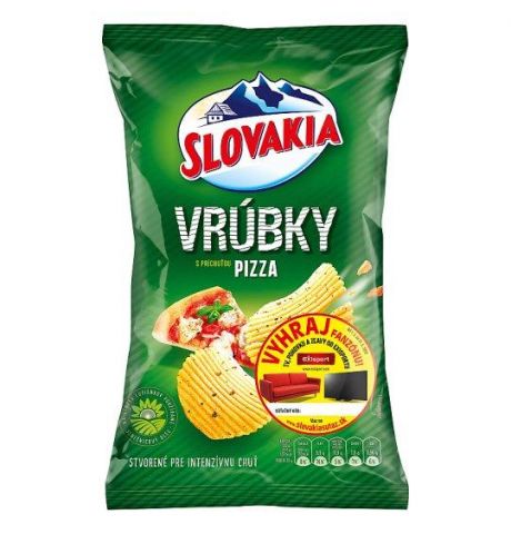 Lupienky Slovakia Chips Vrúbky Pizza 65g