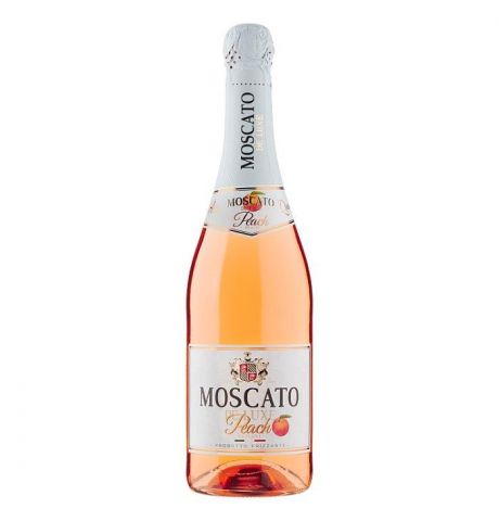 Moscato De Luxe Peach miešaný alkoholický nápoj sýtený 0,75 l