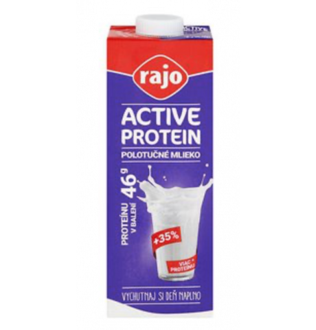 Mlieko Rajo Active Protein 1,5% 1l