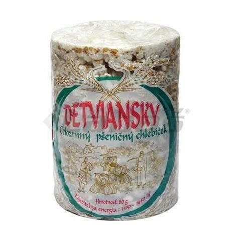 Chlebík Celozrnný Pšeničný Detviansky 80g