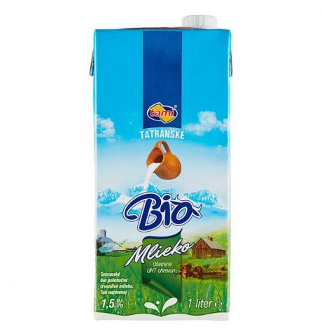Tami Tatranské bio polotučné trvanlivé mlieko 1 l