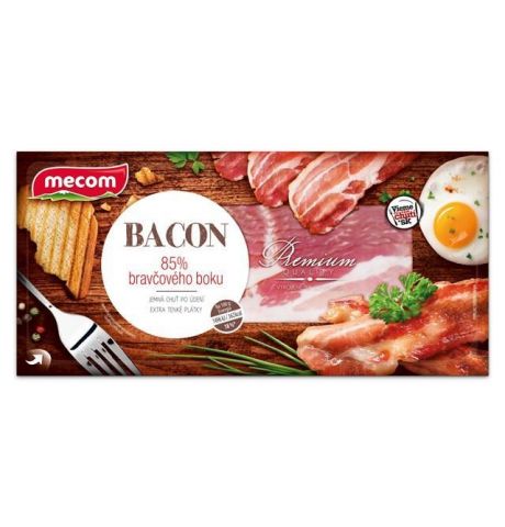 Slanina údená Bacon 200g Mecom