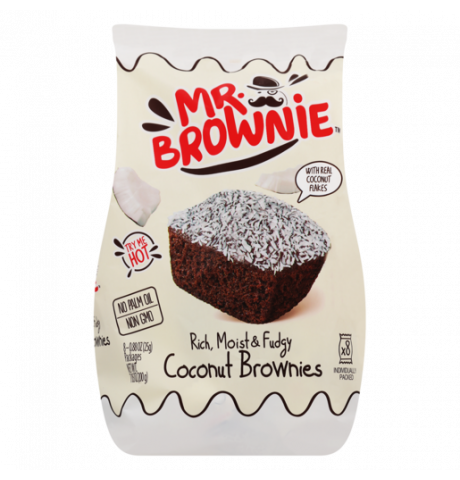 Koláčik Mr. Brownies Kokos 8x25g